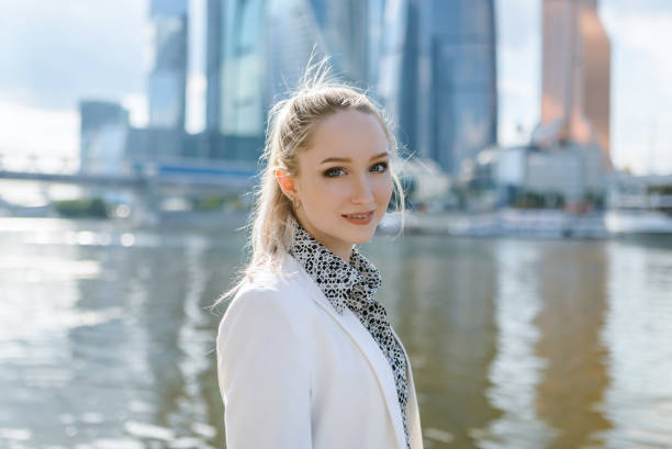 istock Outdoors portrait of young woman. 844489214