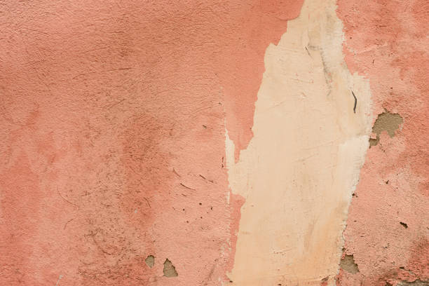 istock Wall fragment with scratches and cracks 844498062