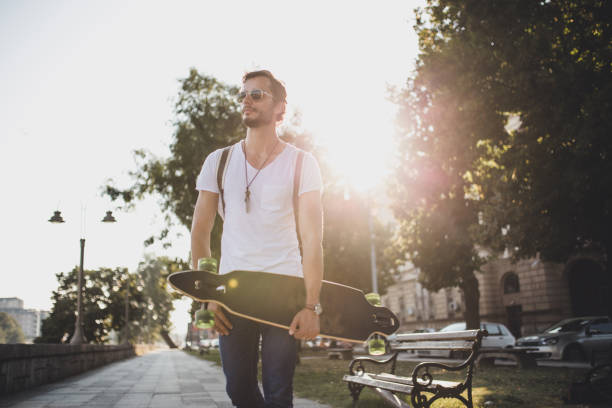istock Beautiful summer day for skateboarding 844504662