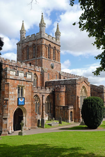 istock Crediton parish church in Devon UK 844514040