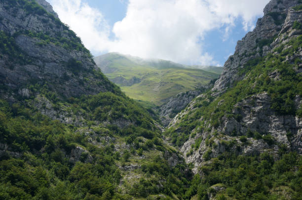 istock gorge and mountain range at Monti Sibillini National Park 844518410