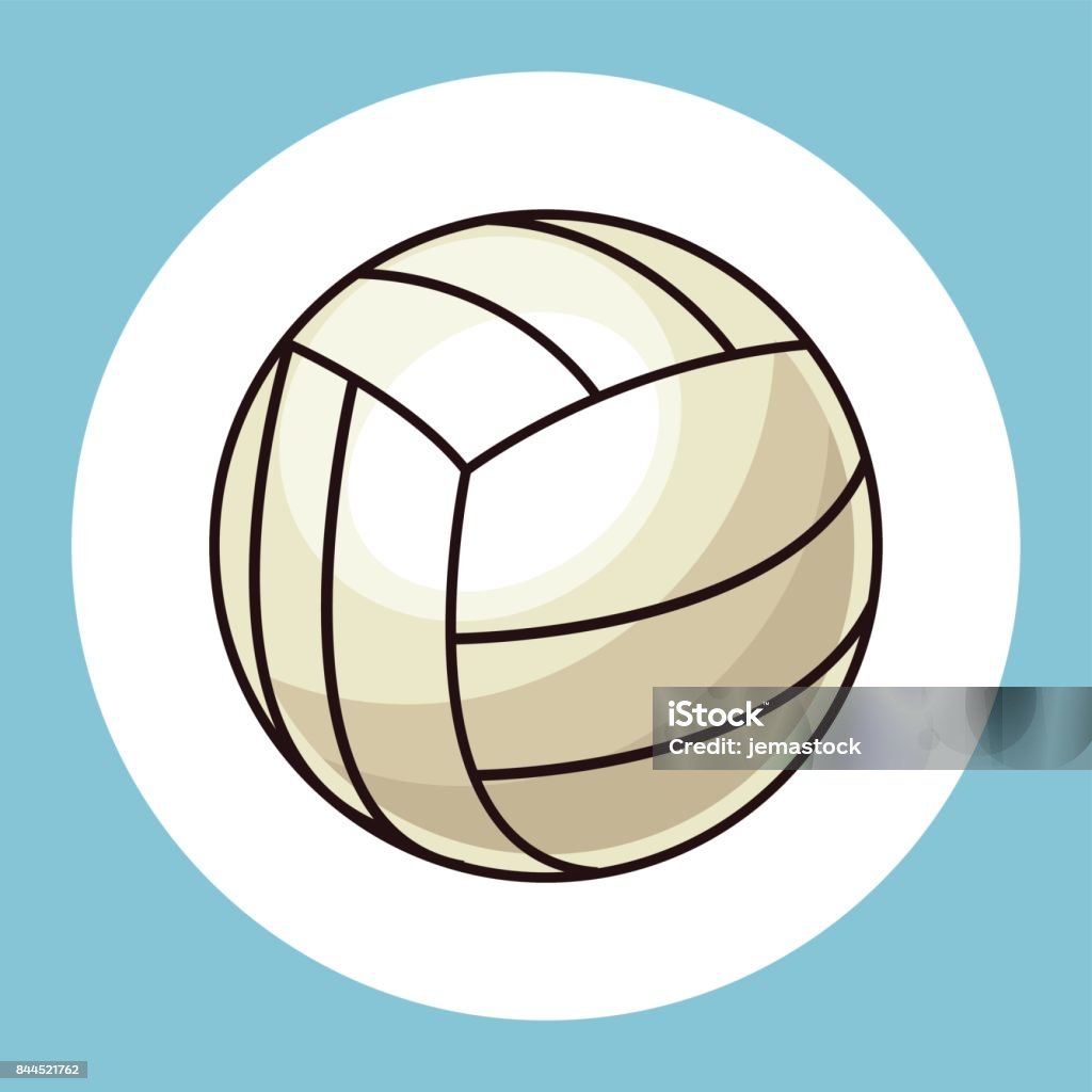 volleyball ball equipment icon volleyball ball equipment icon vector illustration eps 10 Art stock vector
