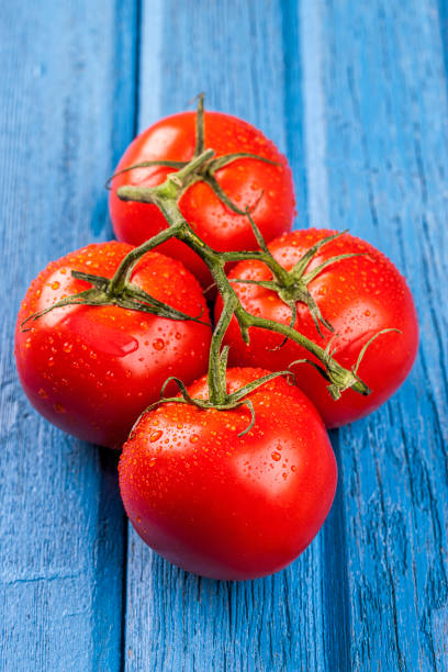 istock Overview of ripe wet tomatoes. 844521990