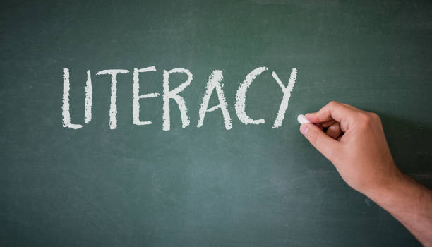 istock A person writing in a blackboard during Literacy class in a school. 844522222