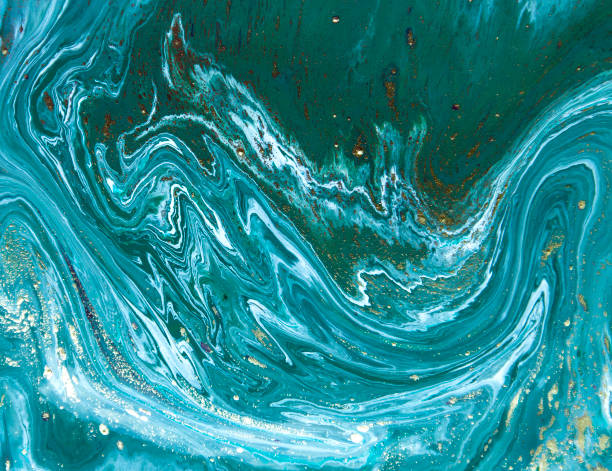 istock Marbled abstract background. Liquid marble pattern. Colorful marble backdrop. Golden glitter texture. 844522798