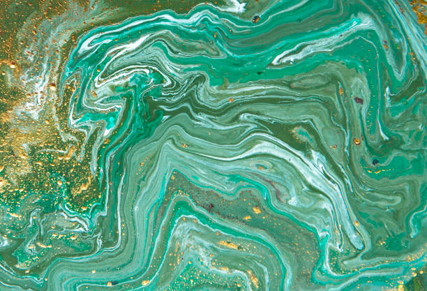 istock Marbled abstract background. Liquid marble pattern. Colorful marble backdrop. Golden glitter texture. 844524998