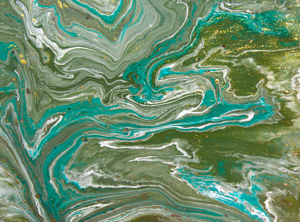 istock Marbled abstract background. Liquid marble pattern. Colorful marble backdrop. Golden glitter texture. 844525296