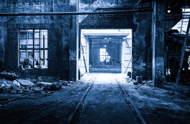 istock old factory buildings destroyed 844532598