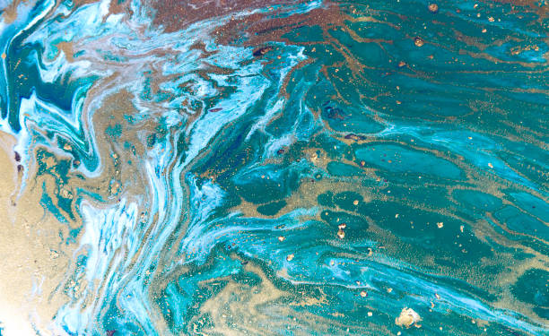 Marbled abstract background. Liquid marble pattern. Colorful marble backdrop. Golden glitter texture. Marbled abstract background. Liquid marble pattern. Colorful marble backdrop. Golden glitter texture marble rock photos stock pictures, royalty-free photos & images