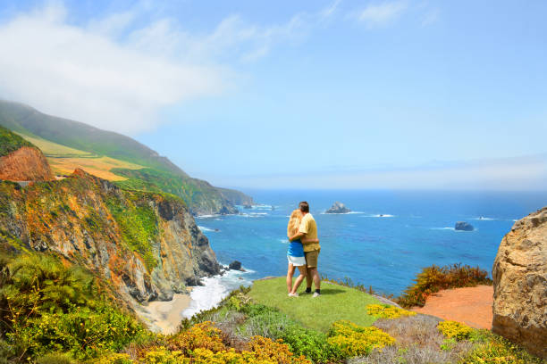 istock Happy couple  having fun on vacation in the mountains. 844533258