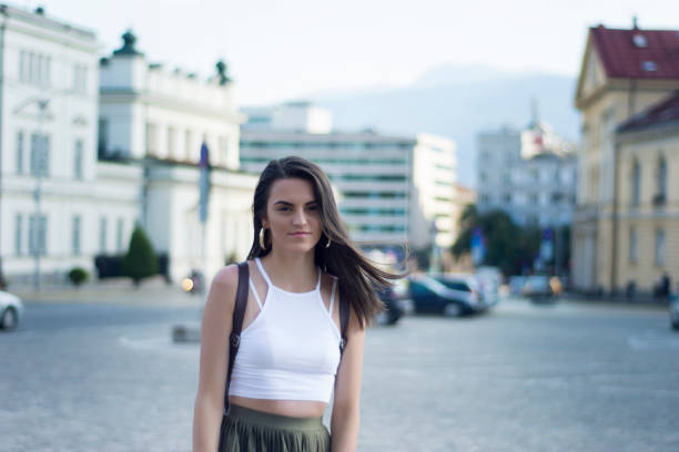 istock Woman in a city 844537254