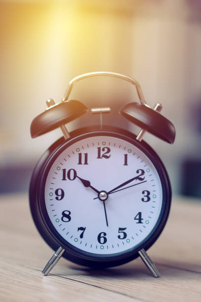 istock Vintage clock on business office table 844543822