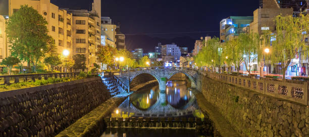 istock Megane Spectacles Bridge in Nagasaki, Japan 844547282