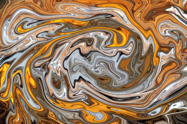 istock Colorful psychedelic liquefied background 844547652