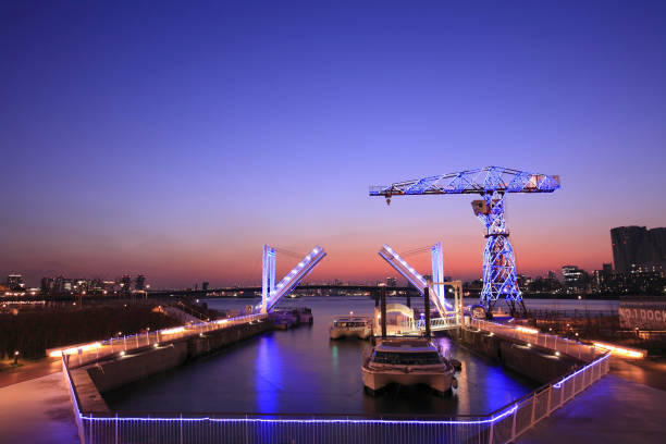 istock Night view of Tokyo Bay 844569558