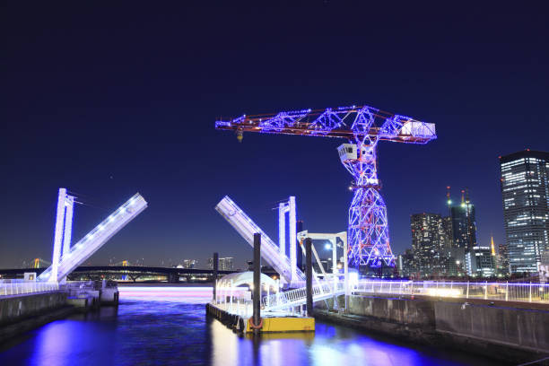 istock Night view of Tokyo Bay 844569684