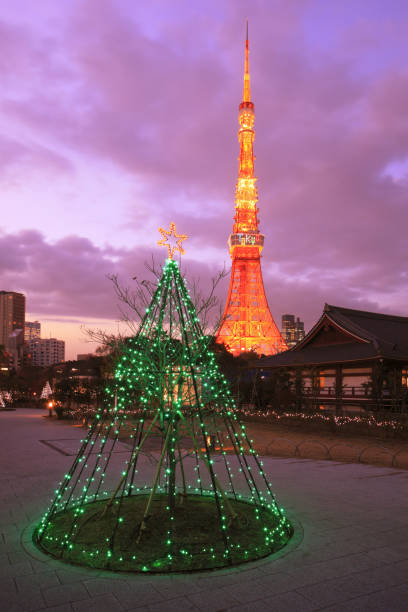 istock Night view of Tokyo Tower 844571948