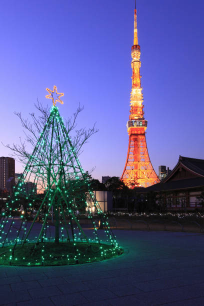 istock Night view of Tokyo Tower 844572000