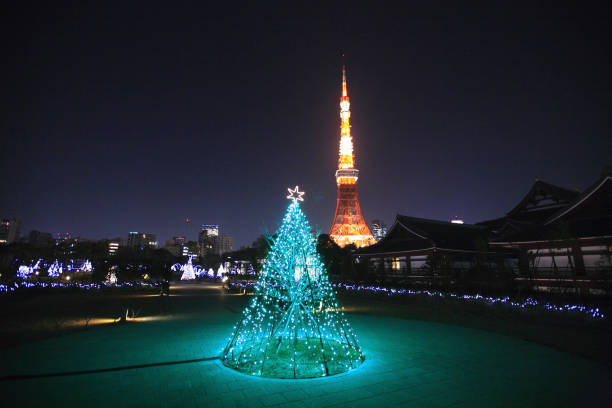 Night view of Tokyo Tower