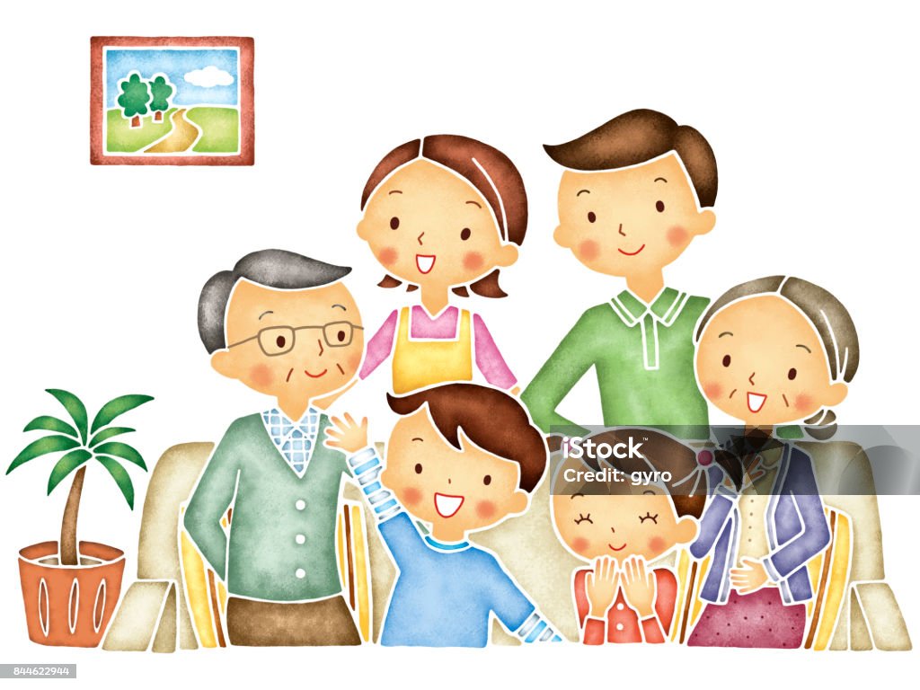Ilustración de Familia De 6 Personas y más Vectores Libres de Derechos de Abuela - Abuela, Abuelo, Adulto - iStock Ilustración de Familia De 6 Personas y más Vectores Libres de Derechos de Abuela - Abuela, Abuelo, Adulto - iStock
