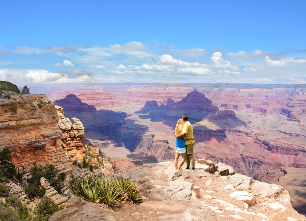 istock Happy couple  having fun on vacation in the mountains. 844623556