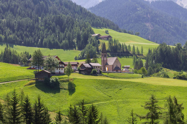 istock Santa Maddalena in the Dolomites 844633118