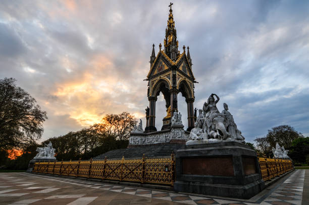 istock Albert Memorial, London at Sunset 844645250