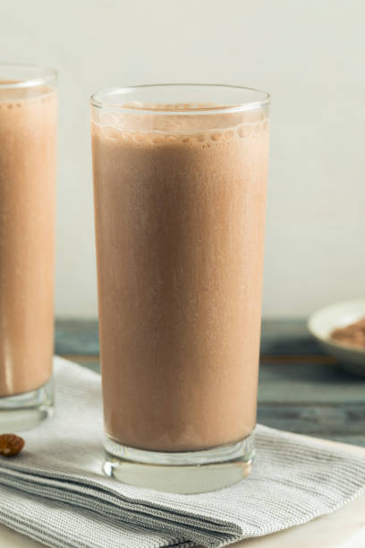 istock Healthy Homemade Chocolate Protein Shake 844645554