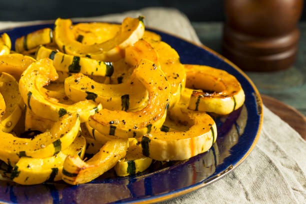 istock Homemade Roasted Delicata Squash 844648304