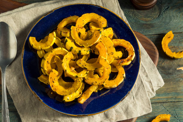 istock Homemade Roasted Delicata Squash 844657100