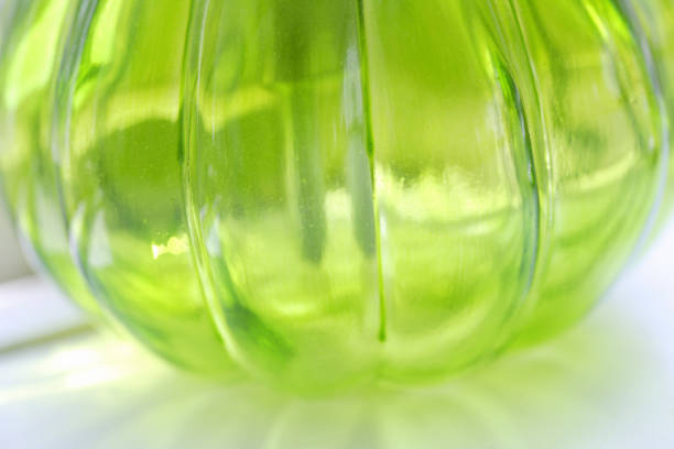 istock Ru light green glass bottle 844663628