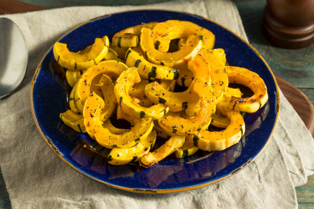 istock Homemade Roasted Delicata Squash 844663922