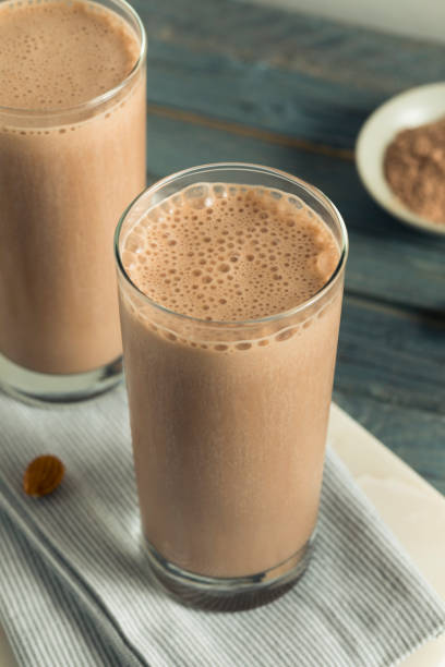 istock Healthy Homemade Chocolate Protein Shake 844666466