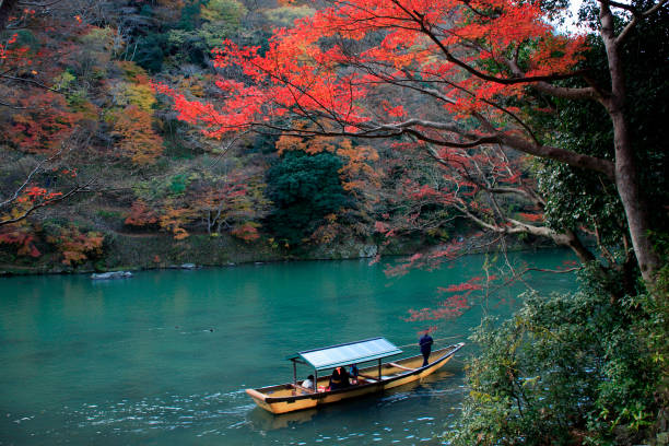 istock Hozu-gawa River in autumn 844666772