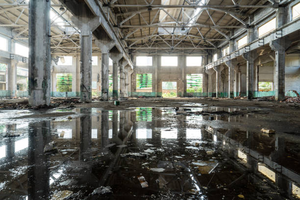 istock old factory buildings destroyed 844666790
