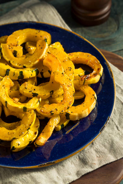 istock Homemade Roasted Delicata Squash 844668208