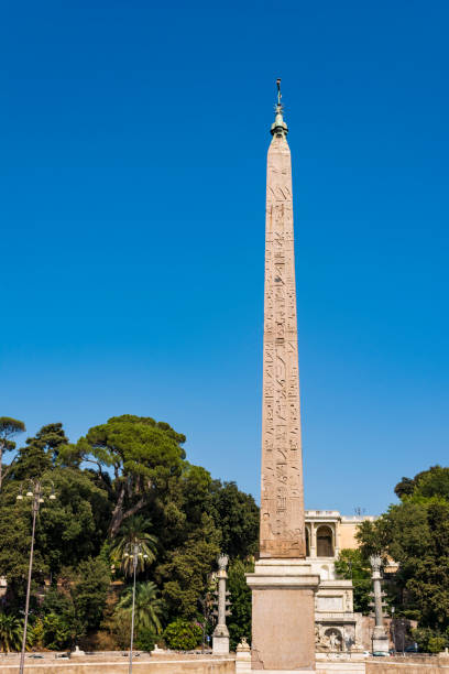 Egyptian Obelisk in Piazza del Popolo, Rome