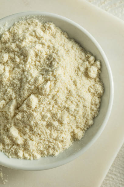 istock Organic White Vanilla Protein Powder 844694170
