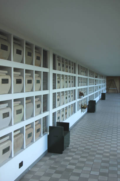istock Columbarium wall near crematorium 844694648