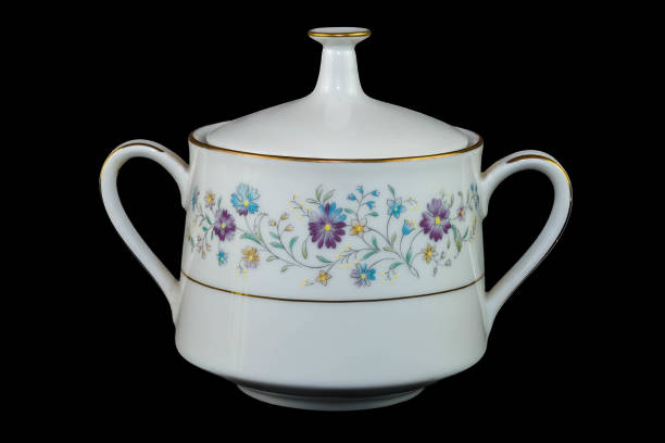 istock China Pot Floral Pattern for Jam or preserves 844703004