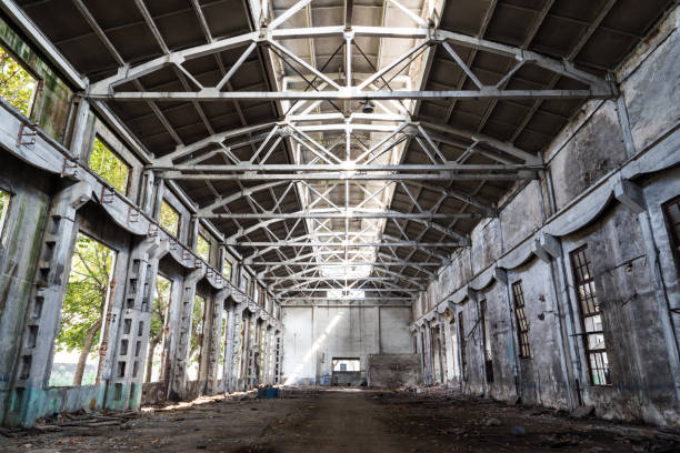 istock old factory buildings destroyed 844720988
