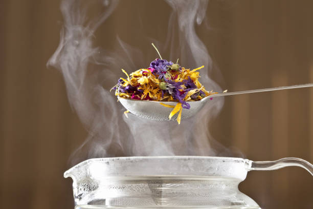 Herbal tea-making