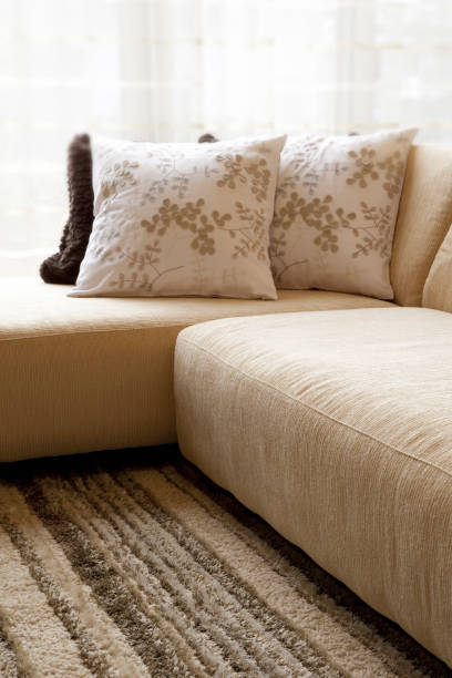 istock The sofa in the living room window 844724928