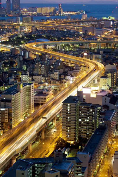 istock The night view of Osaka Bay speed 844725348