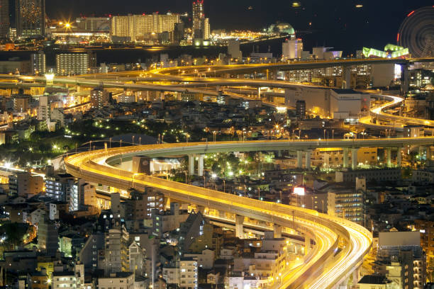 istock The night view of Osaka Bay speed 844725388