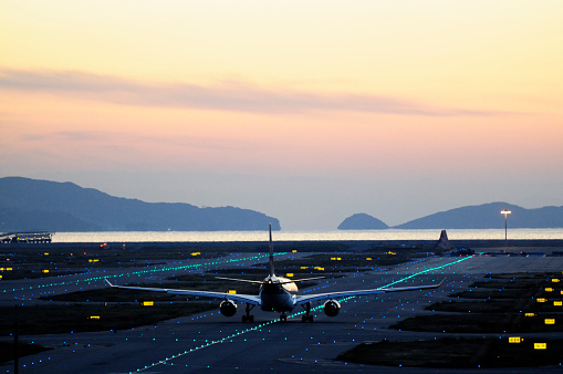 Kansai International airport runway