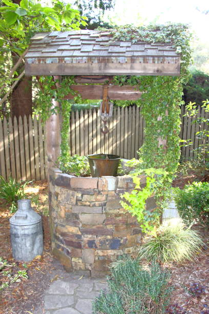 istock Wishing Well with Bucket 844745720