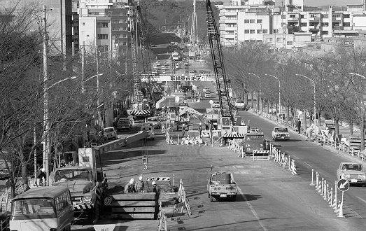 Paris, in 1972, from film stock.