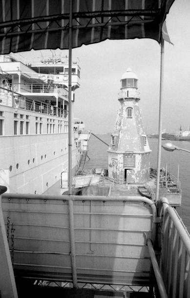 istock Hikawa Maru on board from the white lighthouse 844773128
