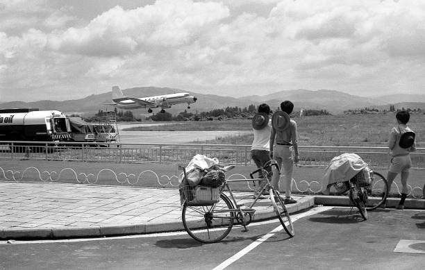 istock Hanamaki airport YS11 